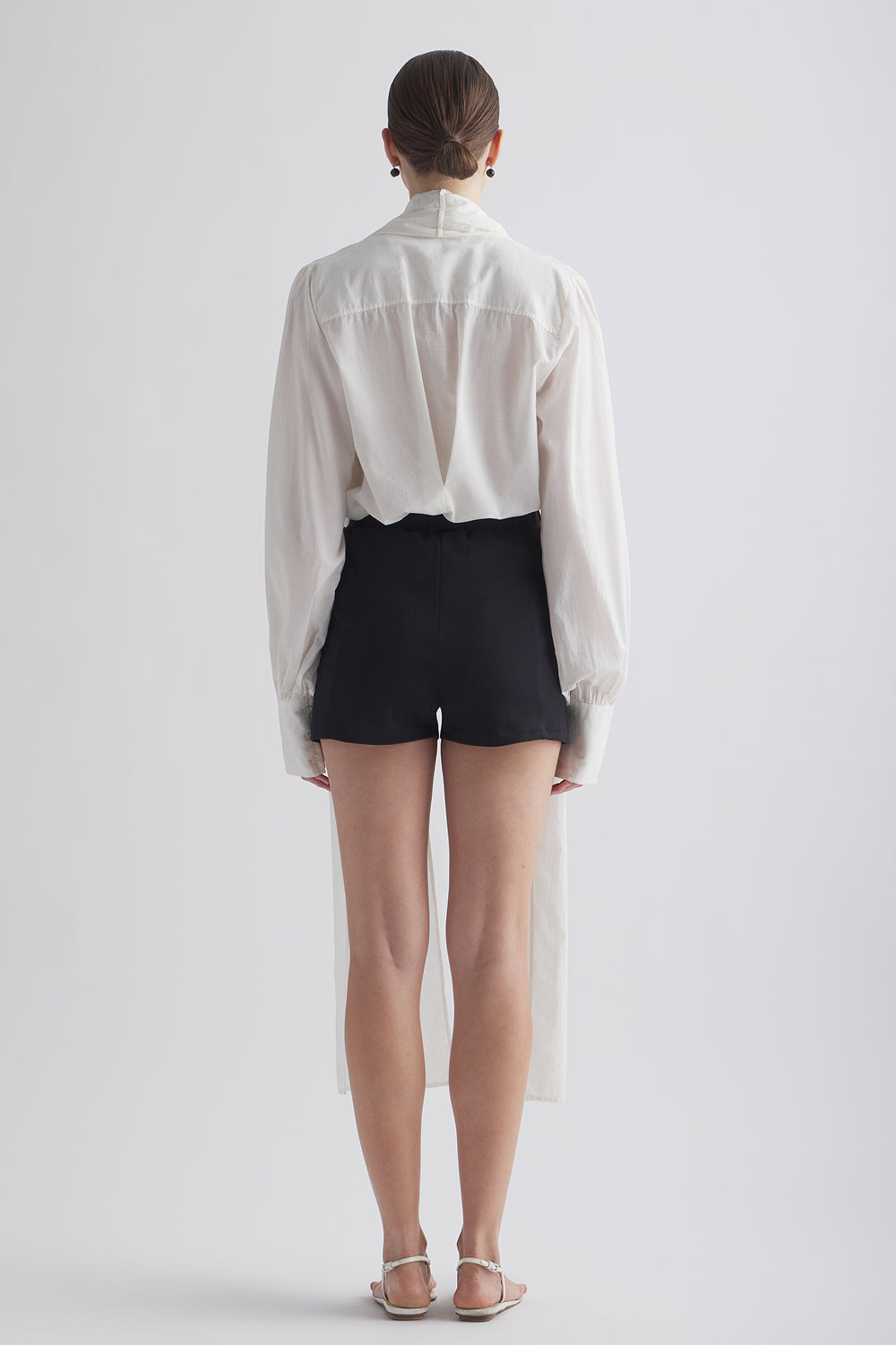 Nicola Scarf Blouse Natural