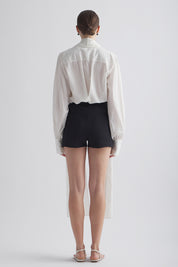 Nicola Scarf Blouse Natural