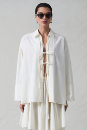 Shoelace Shirt Ivory