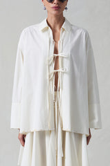 Shoelace Shirt Ivory
