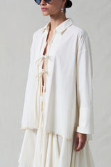 Shoelace Shirt Ivory