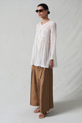 Sequin Tear Drop Blouse Ivory