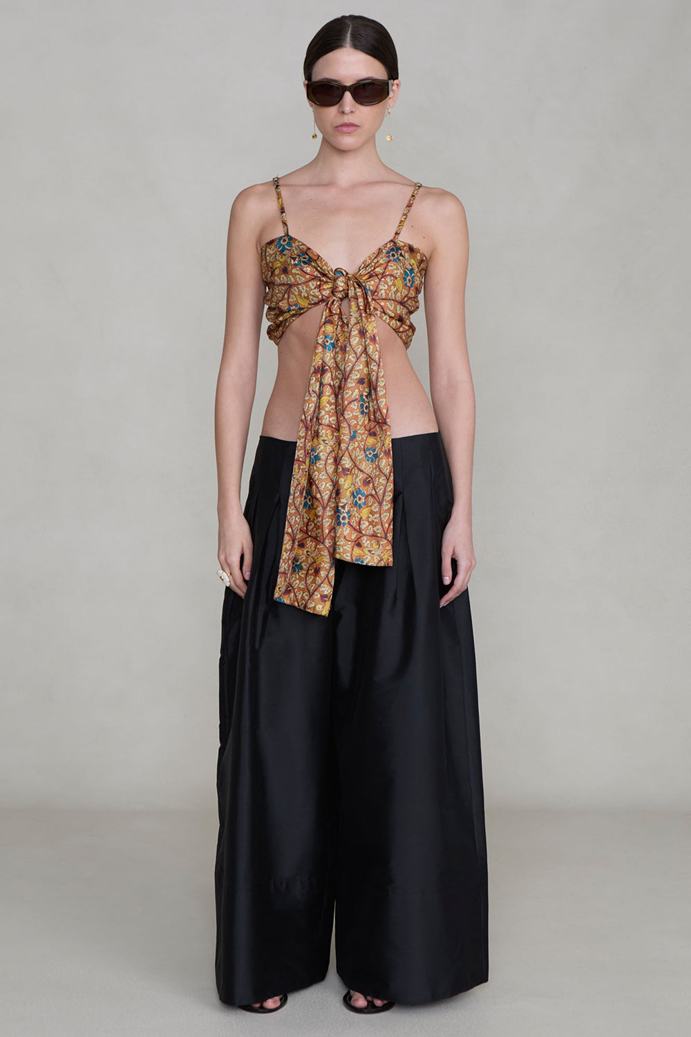 Flora Wrap Top Marigold – Chan Luu