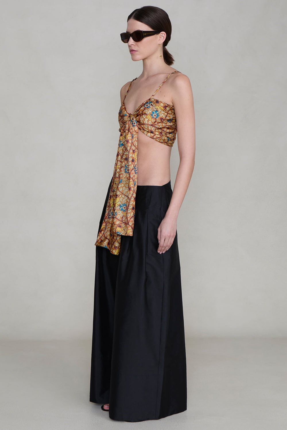 Flora Wrap Top Marigold