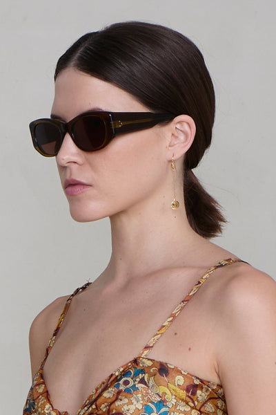 Camille Drop Earrings Citrine