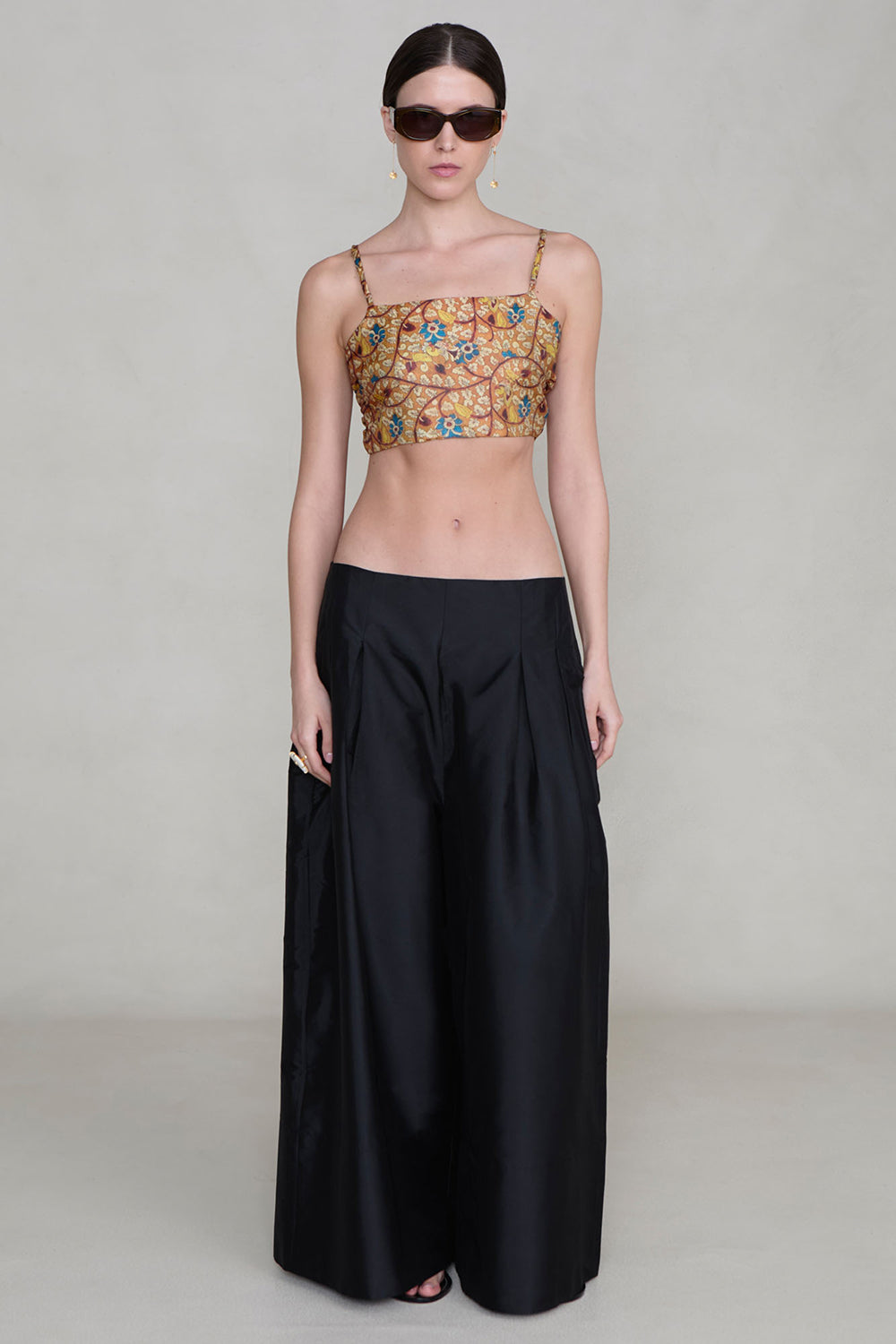 Flora Wrap Top Marigold – Chan Luu