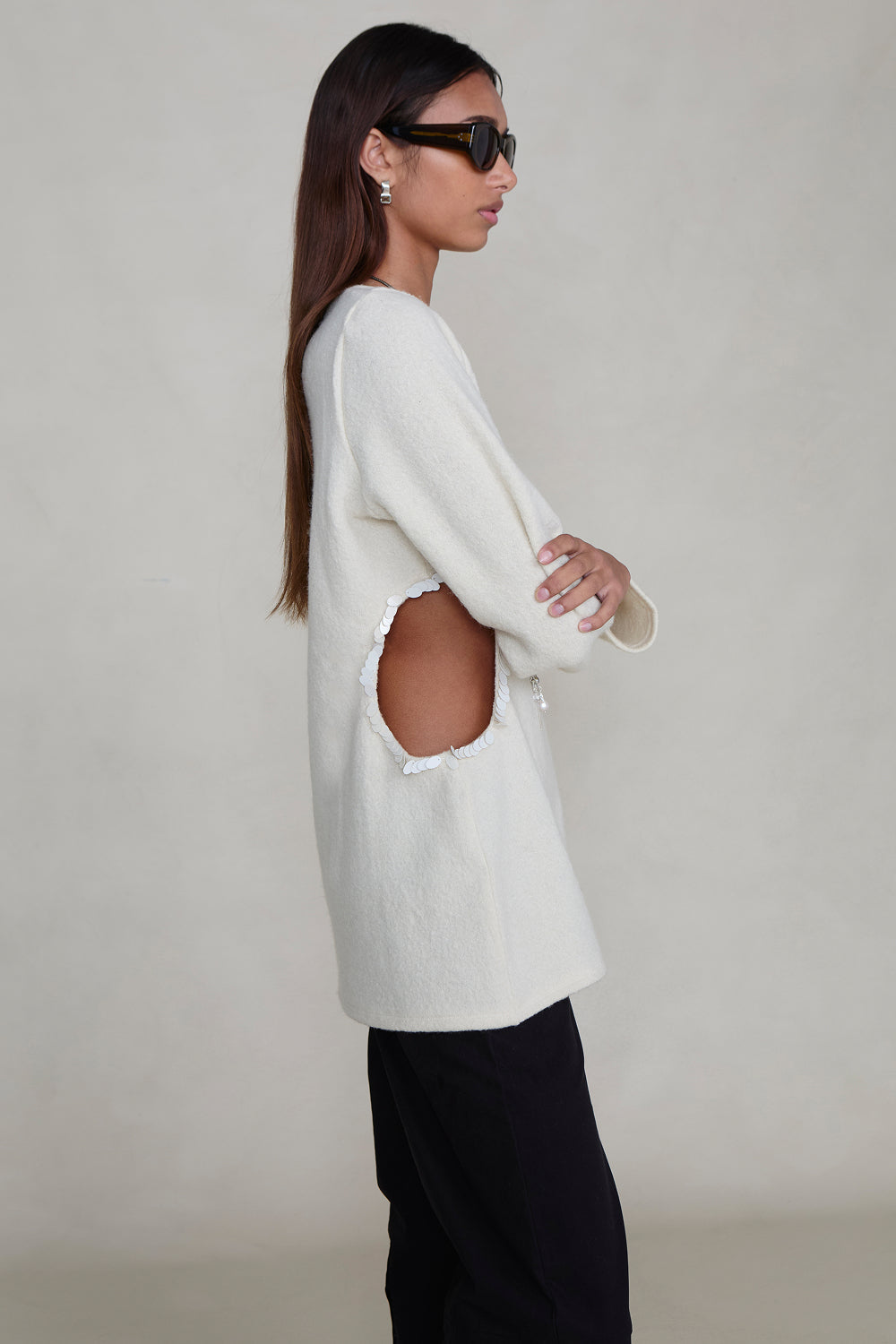 Rib Cage Long Sleeve Ivory