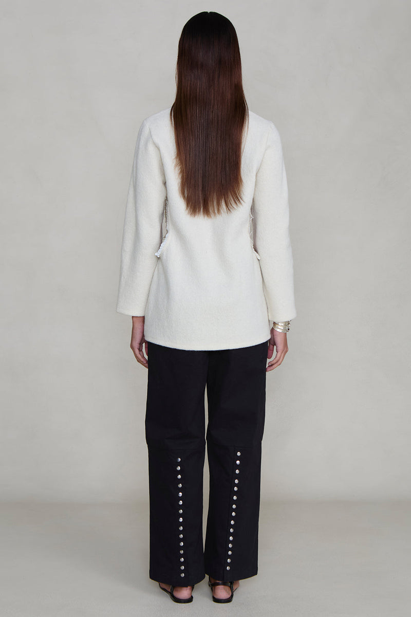Rib Cage Long Sleeve Ivory