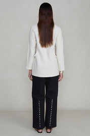Rib Cage Long Sleeve Ivory