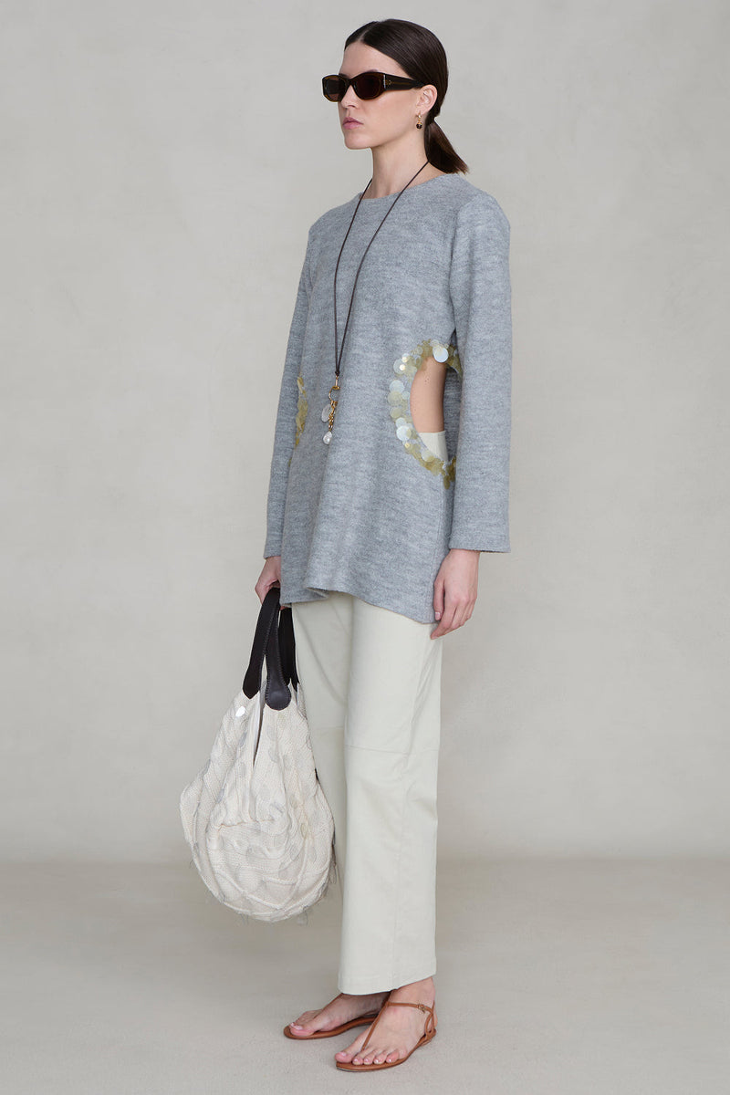 Rib Cage Long Sleeve Grey