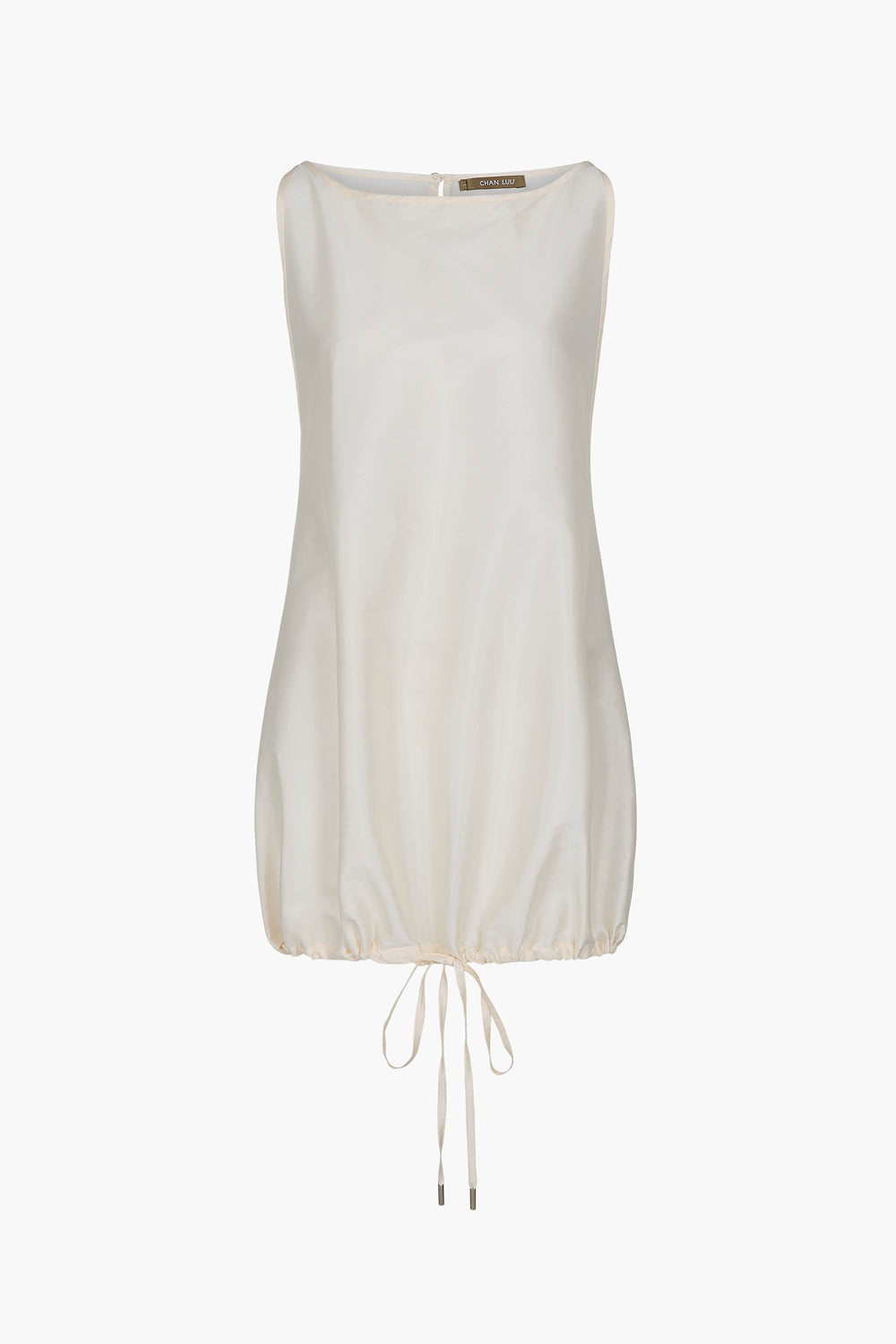 Techno Taffeta Shift Shirt Pearl