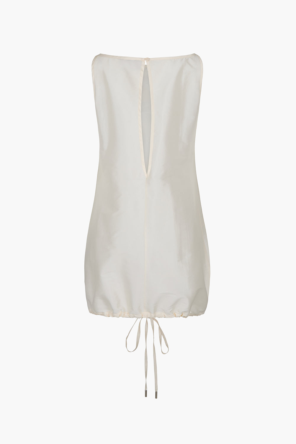 Techno Taffeta Shift Shirt Pearl
