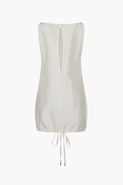 Techno Taffeta Shift Shirt Pearl