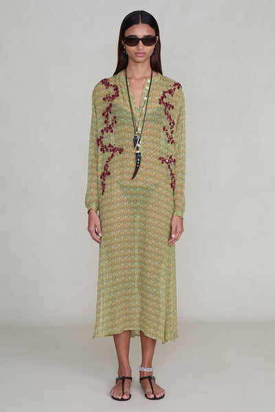 Drip Drip Tunic Green