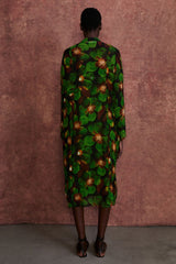 Renata Silk Chiffon Dress Primrose Green