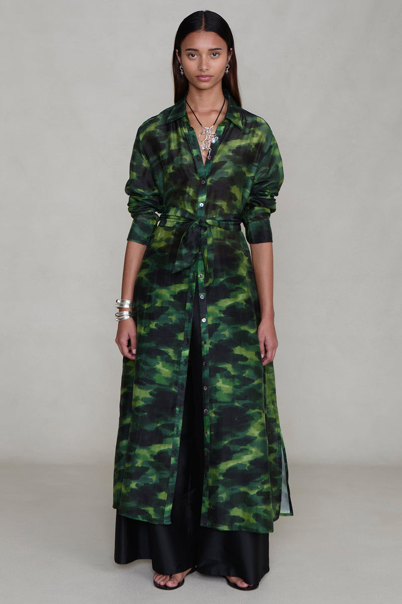 Studio Shirt Dress Camo