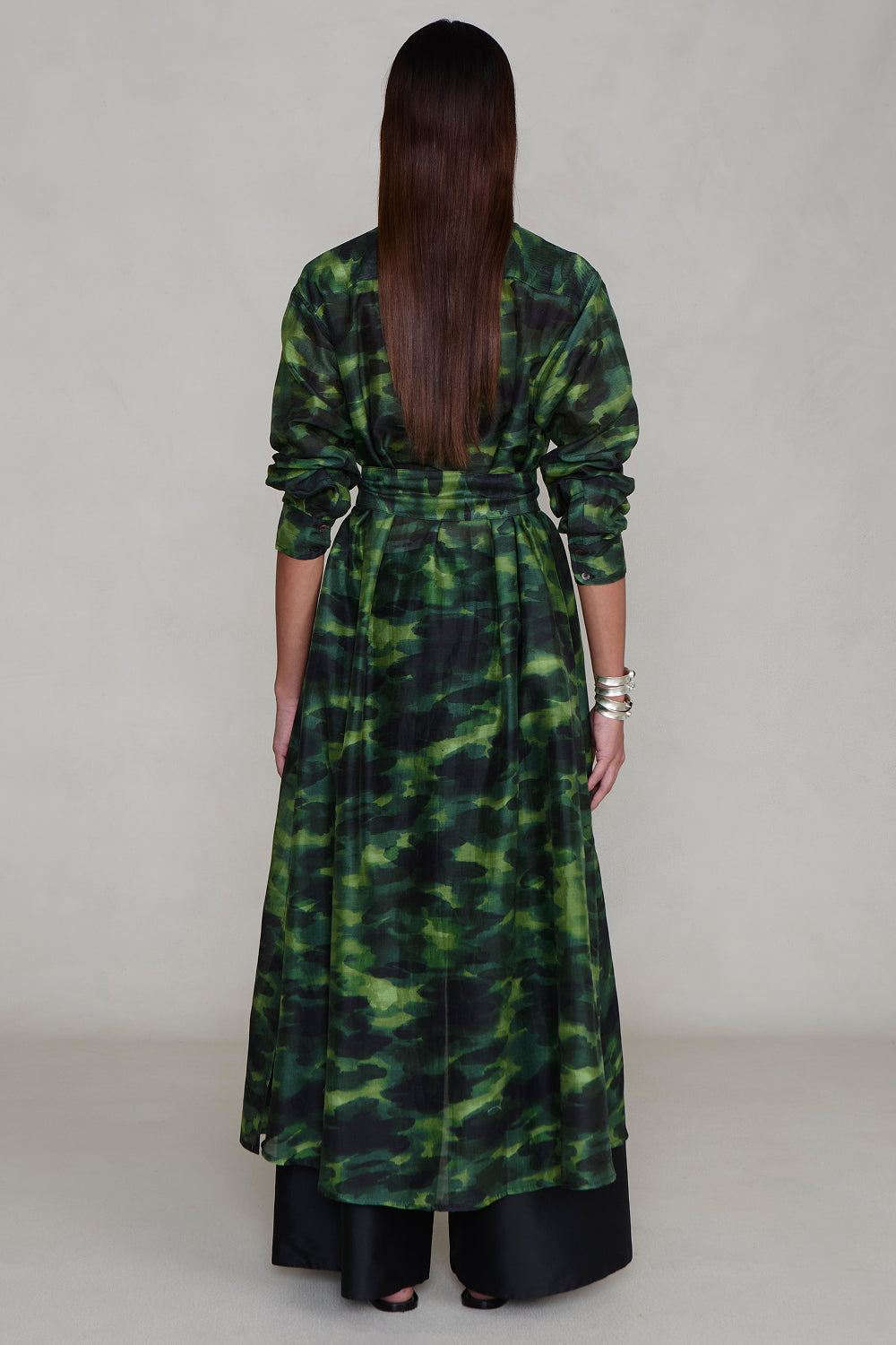 Studio Shirt Dress Camo