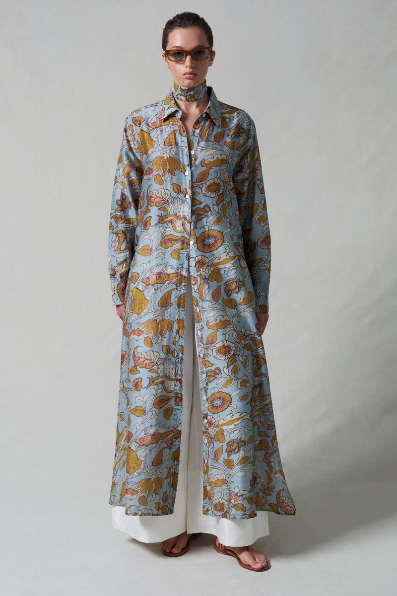 Dove Shirt Dress Blue