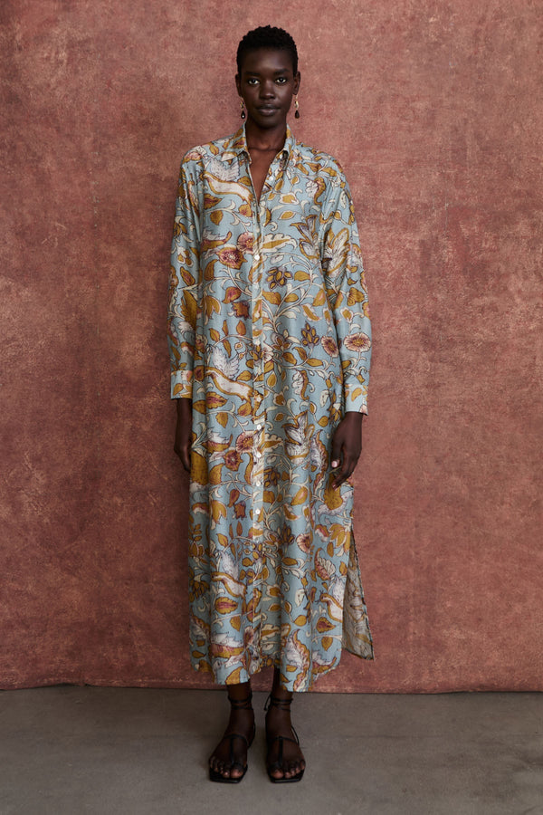 Dove Shirt Dress Blue