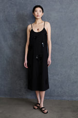 Orb Slip Dress Black
