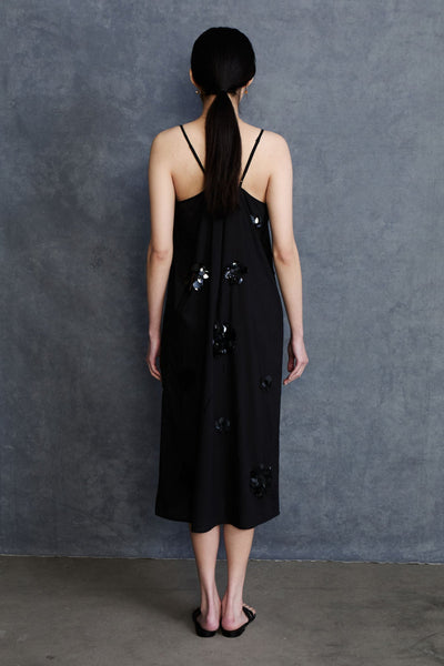 Orb Slip Dress Black