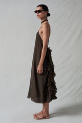 Bustle Dress Earth