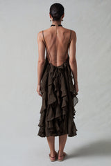 Bustle Dress Earth