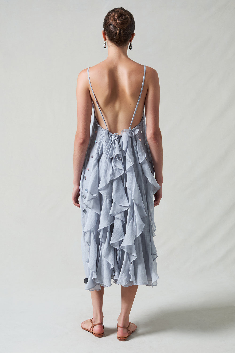 Bustle Dress Fog