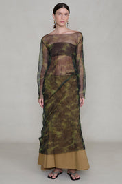 Ghost Crinkle Mesh Overlay Camo