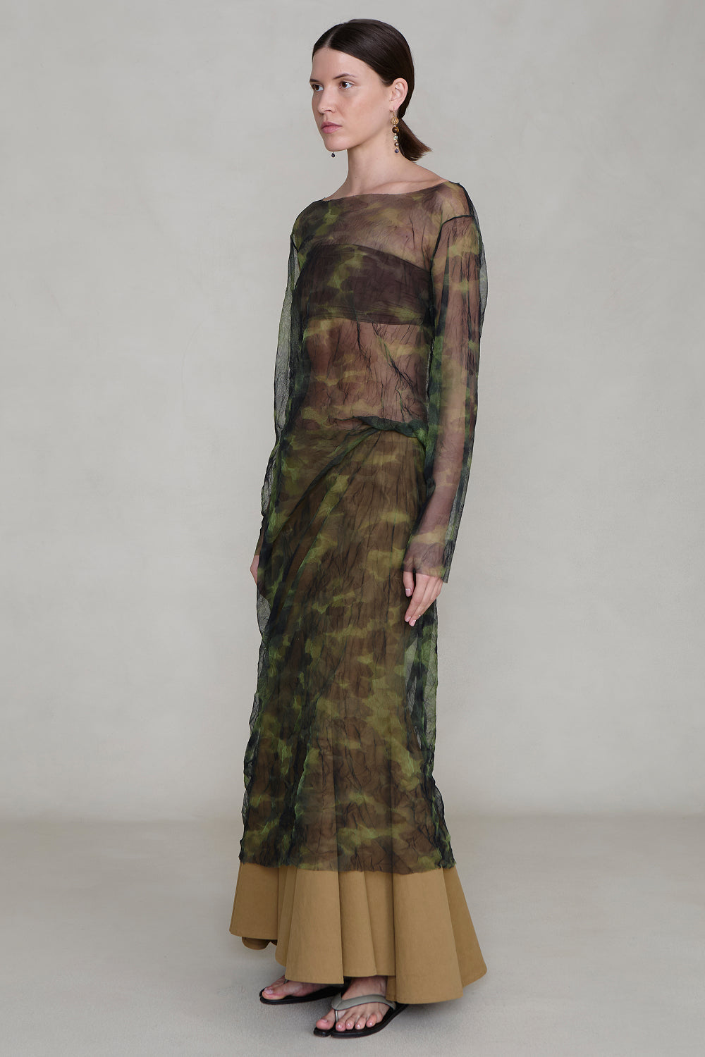 Ghost Crinkle Mesh Overlay Camo