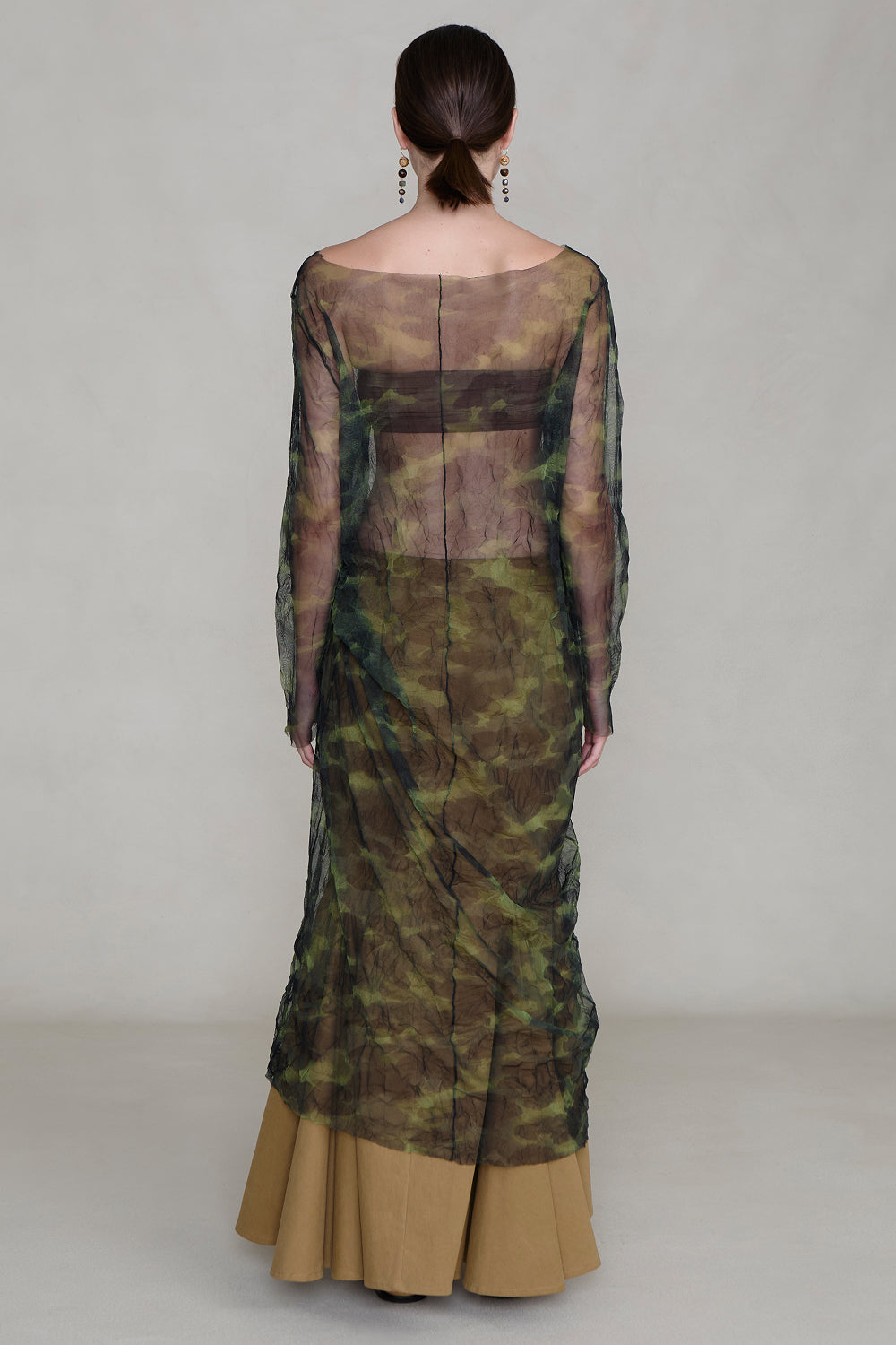Ghost Crinkle Mesh Overlay Camo