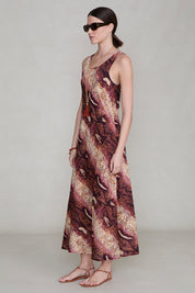 Studio Tank Dress Pink Python