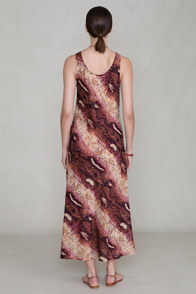 Studio Tank Dress Pink Python