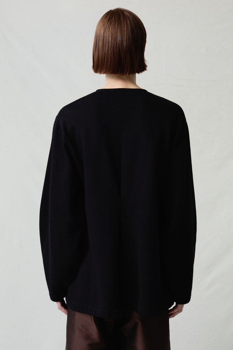 Pinch Waist Cardigan Black