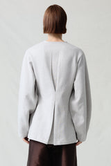 Pinch Waist Cardigan Heather Grey
