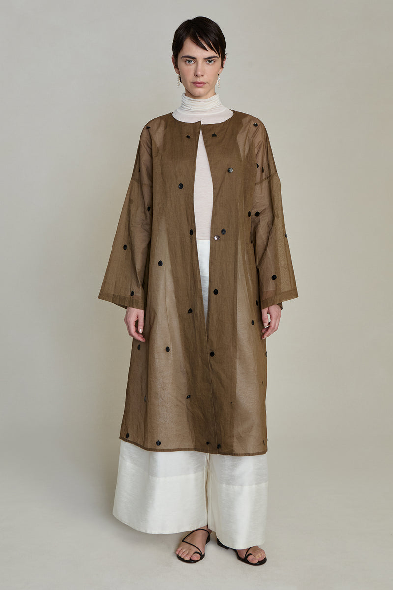 Chandelier Paper Trench Olive