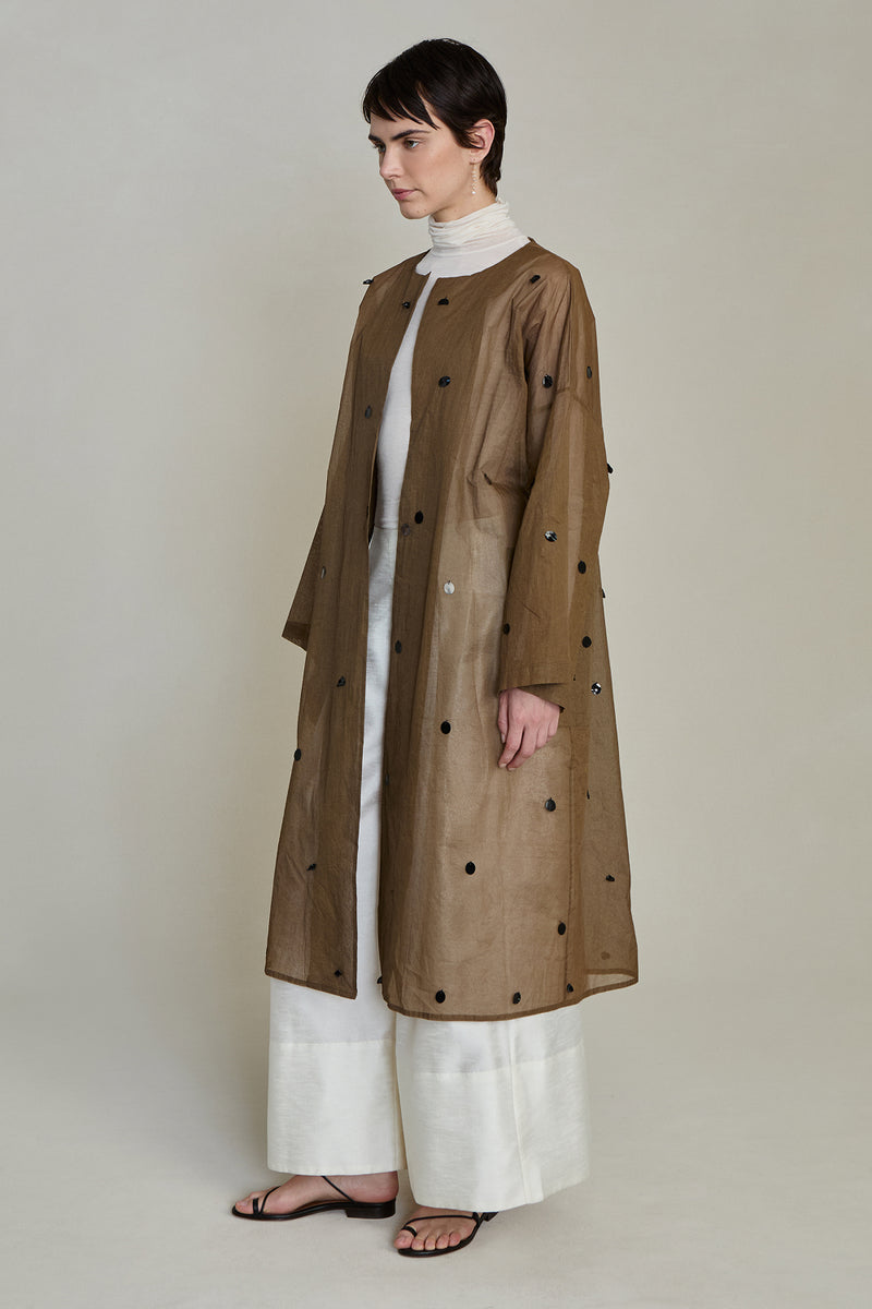 Chandelier Paper Trench Olive
