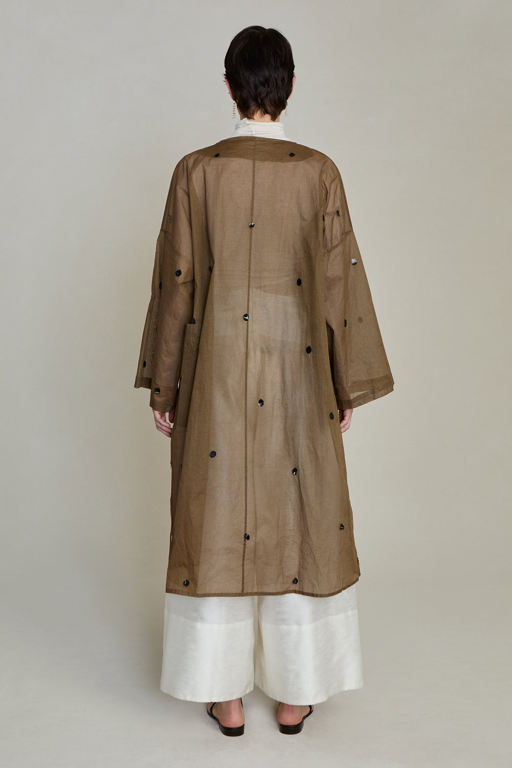 Chandelier Paper Trench Olive