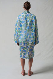 Iggy Paper Trench Coat Maldive Blue