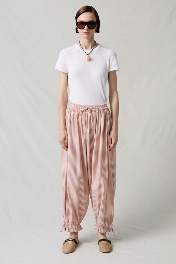 Balloon Pant Pink Stripe