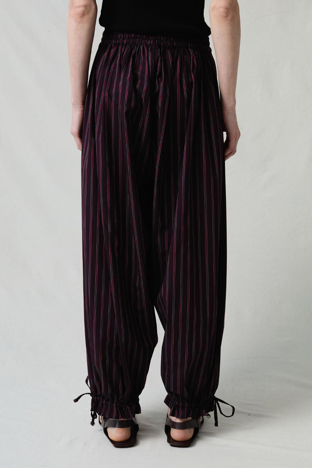 Balloon Pant Black Stripe