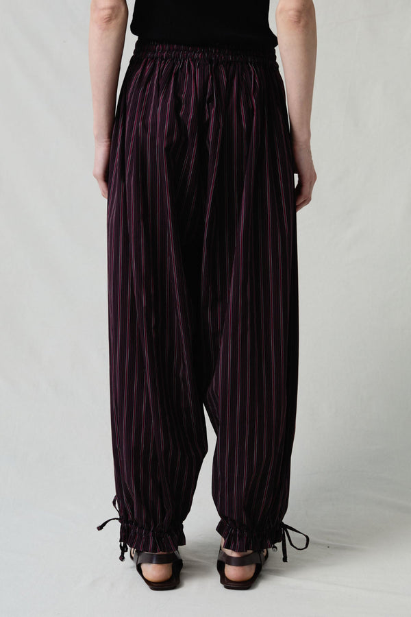 Balloon Pant Black Stripe