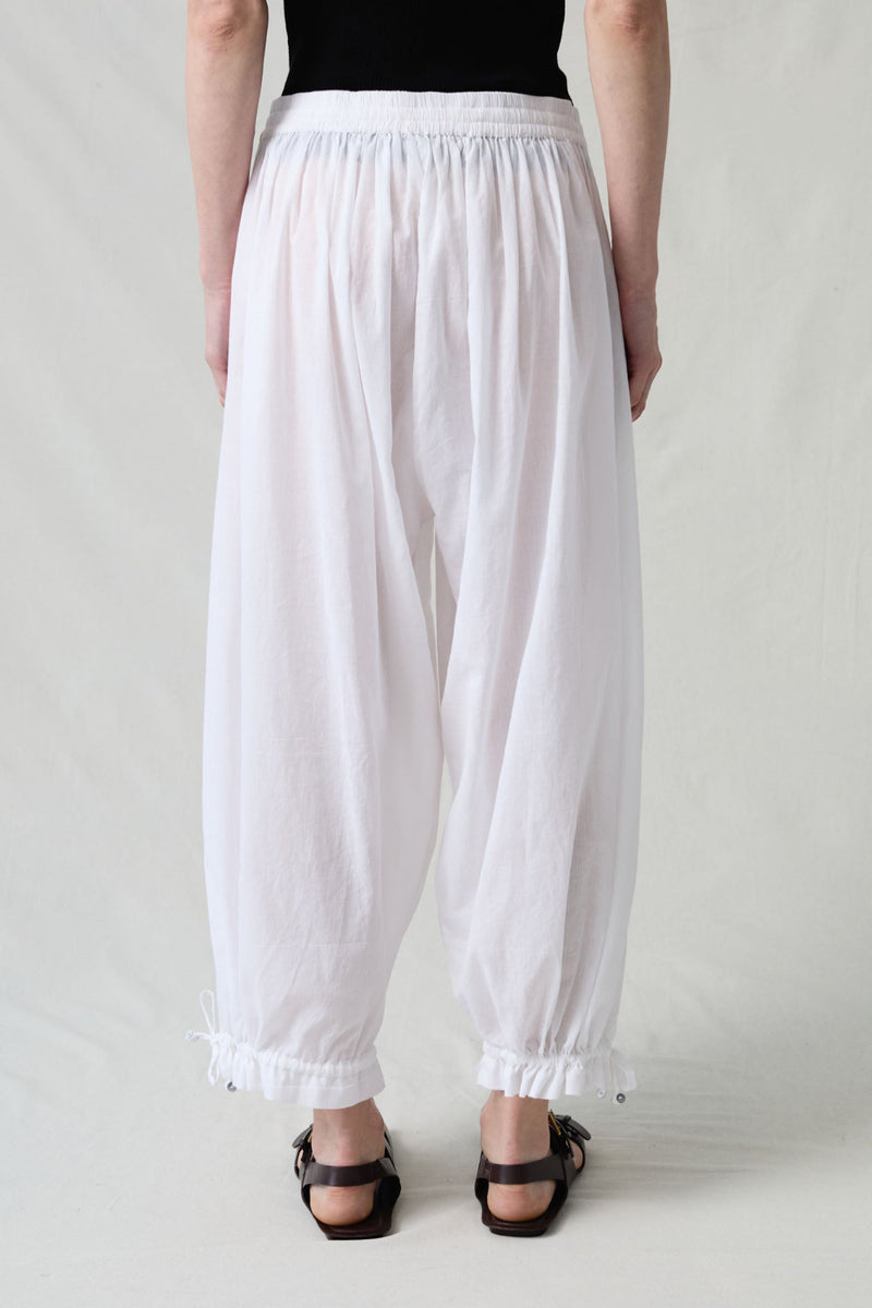 Balloon Pant White Pinstripe