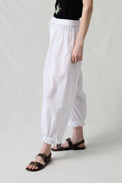 Balloon Pant White Pinstripe