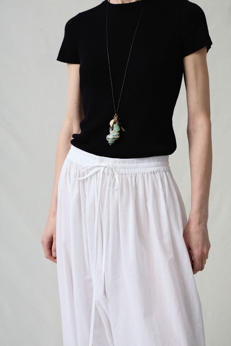 Balloon Pant White Pinstripe