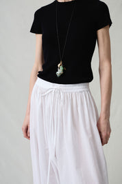 Balloon Pant White Pinstripe