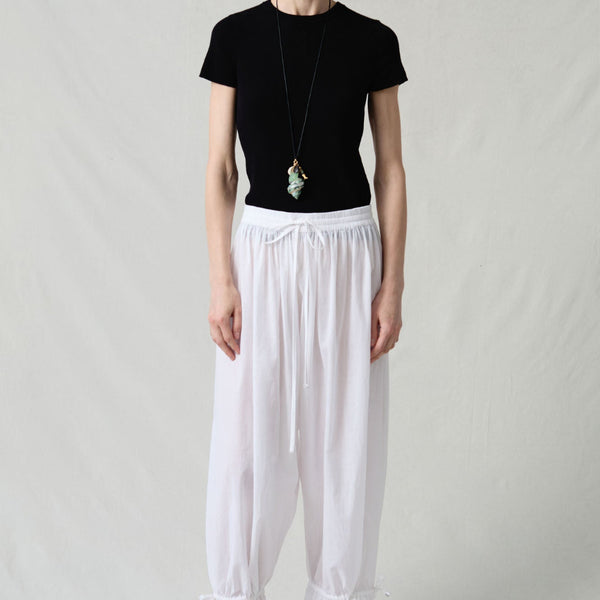 Balloon Pant White Pinstripe – Chan Luu
