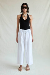 Ramona Poplin Pant White