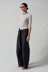Techno Taffeta Barrel Pant Black