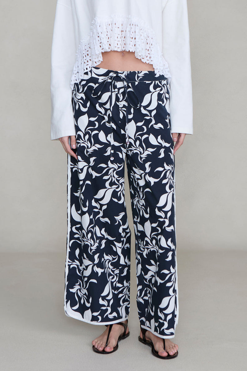 Poplin Track Pant Black